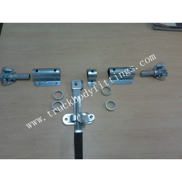 truck body rear door lock,steel/stainless/steel door bar locks